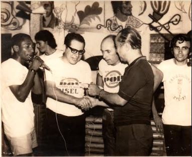 Da esquerda para a direita Irandi Santos, Medeiros, Cabo Zé e Wilson Queiroz
