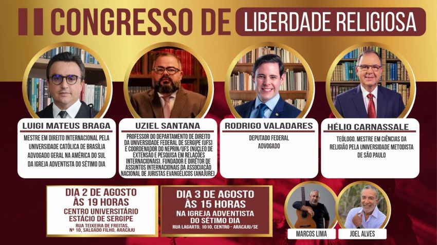 Vem aí o II Congresso de Liberdade Religiosa