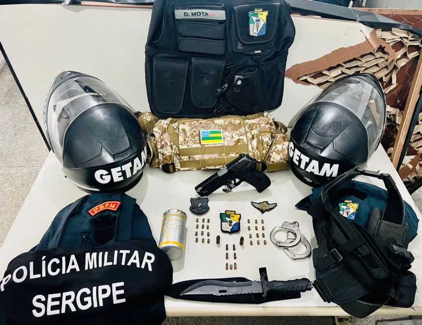 Falso policial é preso por porte ilegal de arma