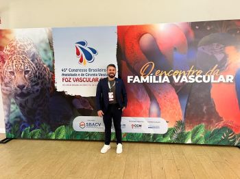 Dr. Fellipe Menezes participa do Congresso Brasileiro de Angiologia e Cirurgia Vascular em Foz do Iguaçu